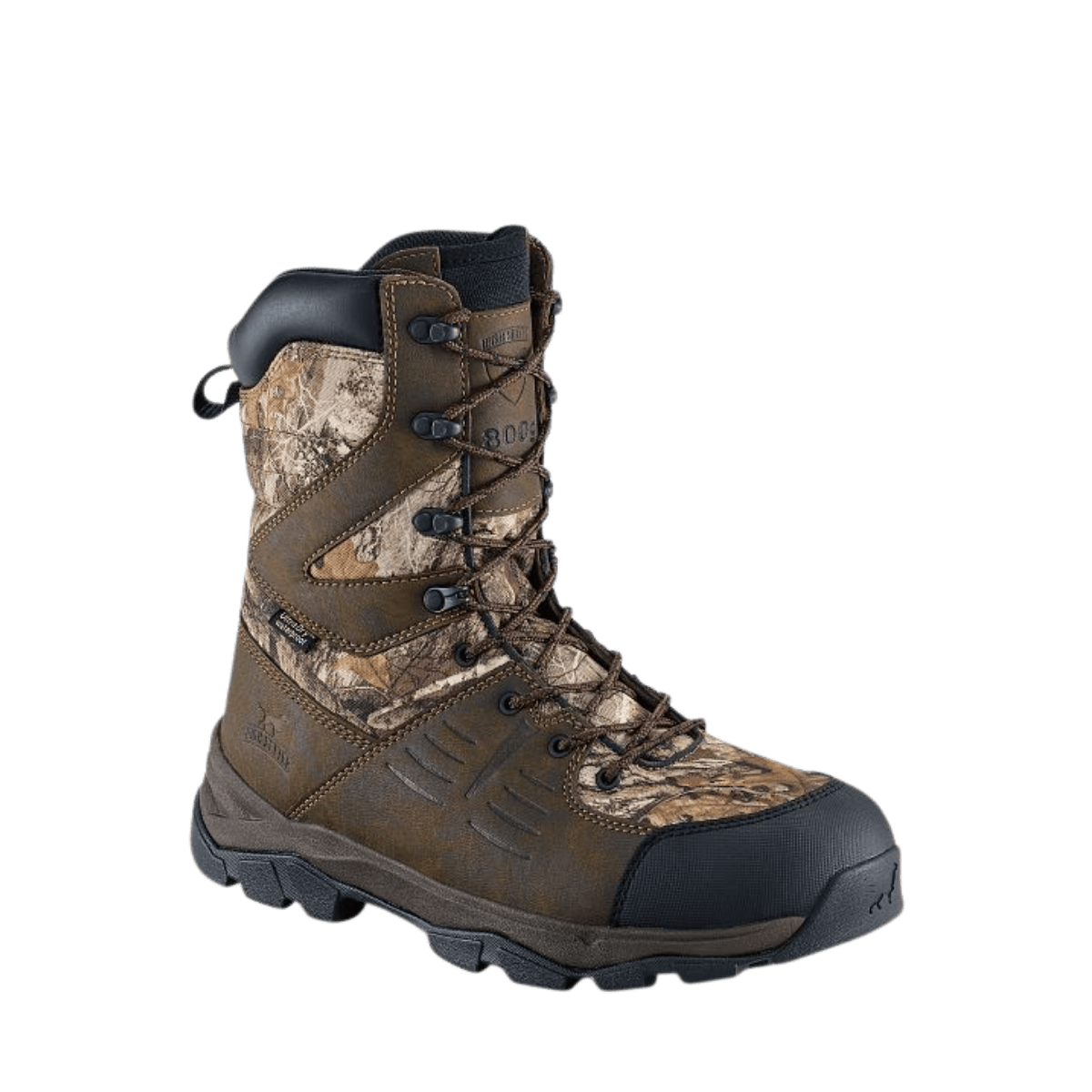 IRISH SETTER MEN'S TERRAIN 10" 800GR WIDE CAMO BOOT - EDGE - SIDE VIEW