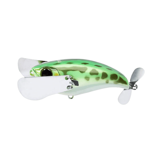 JACKALL POMPADOUR JR. TOPWATER NOISY GREEN FROG