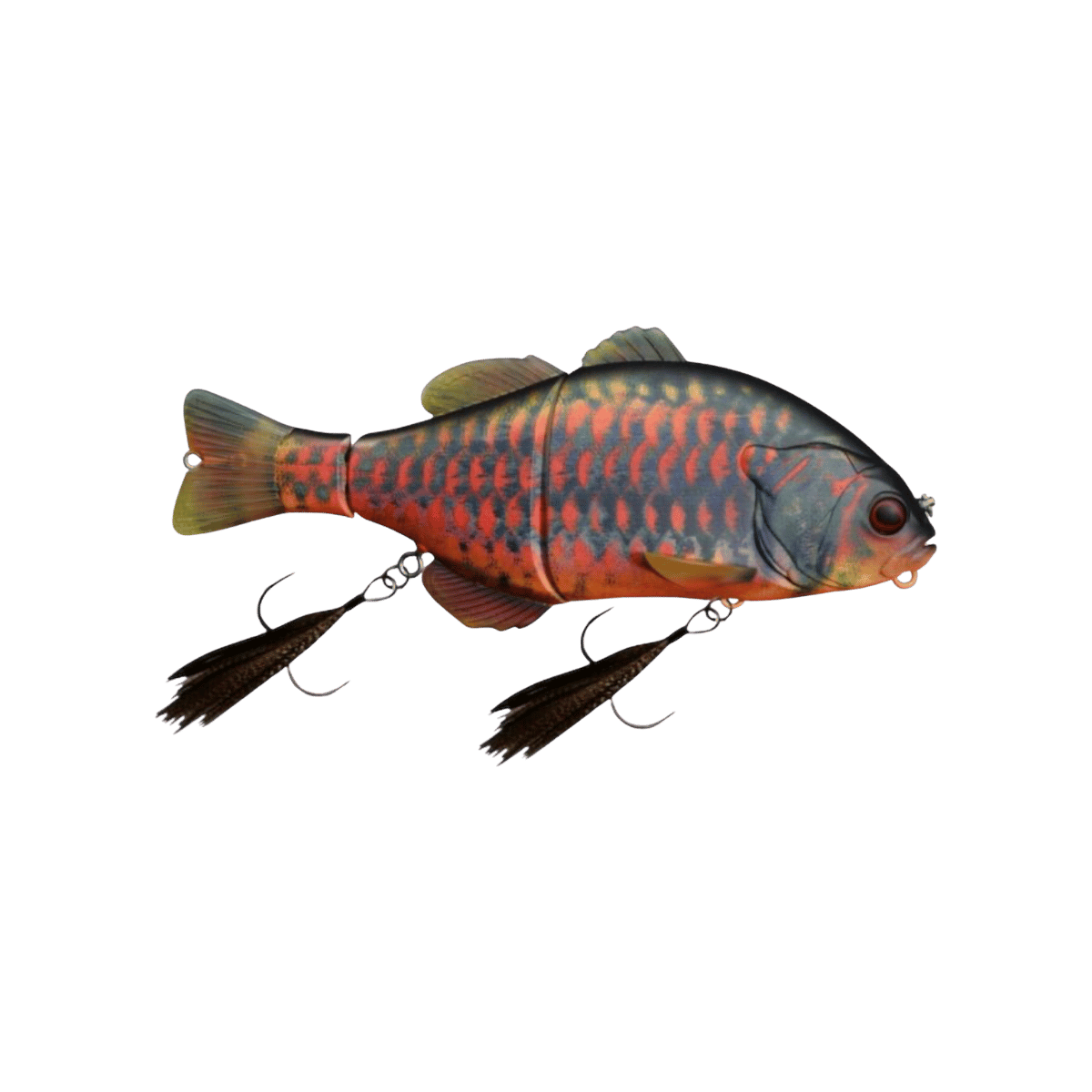 JACKALL GANTAREL JR HARD SWIM BAITS 5IN FIREDUP