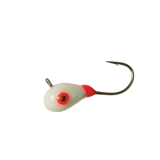 CLAM DROP JIG XL SZ12 - 1/64OZ - GLOW WHITE