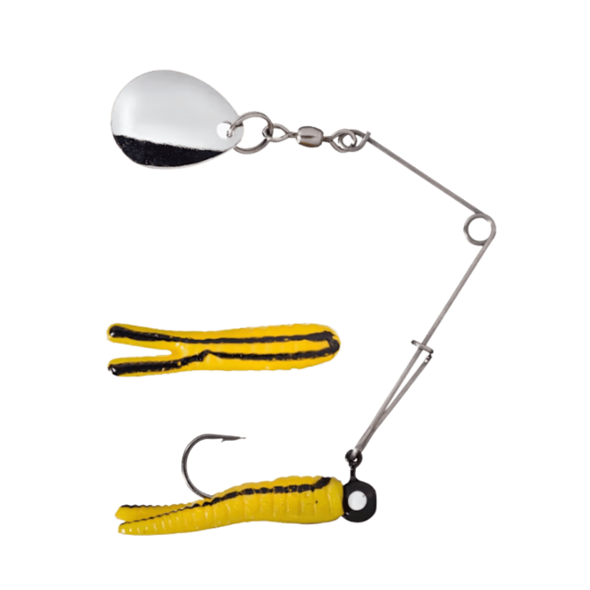 JOHNSON BEETLE SPIN - 1/16OZ - YELLOW BLACK STRIPE