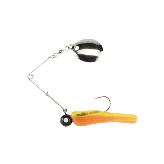 JOHNSON BEETLE 1/4OZ BLACK CHART ORANGE SPIN