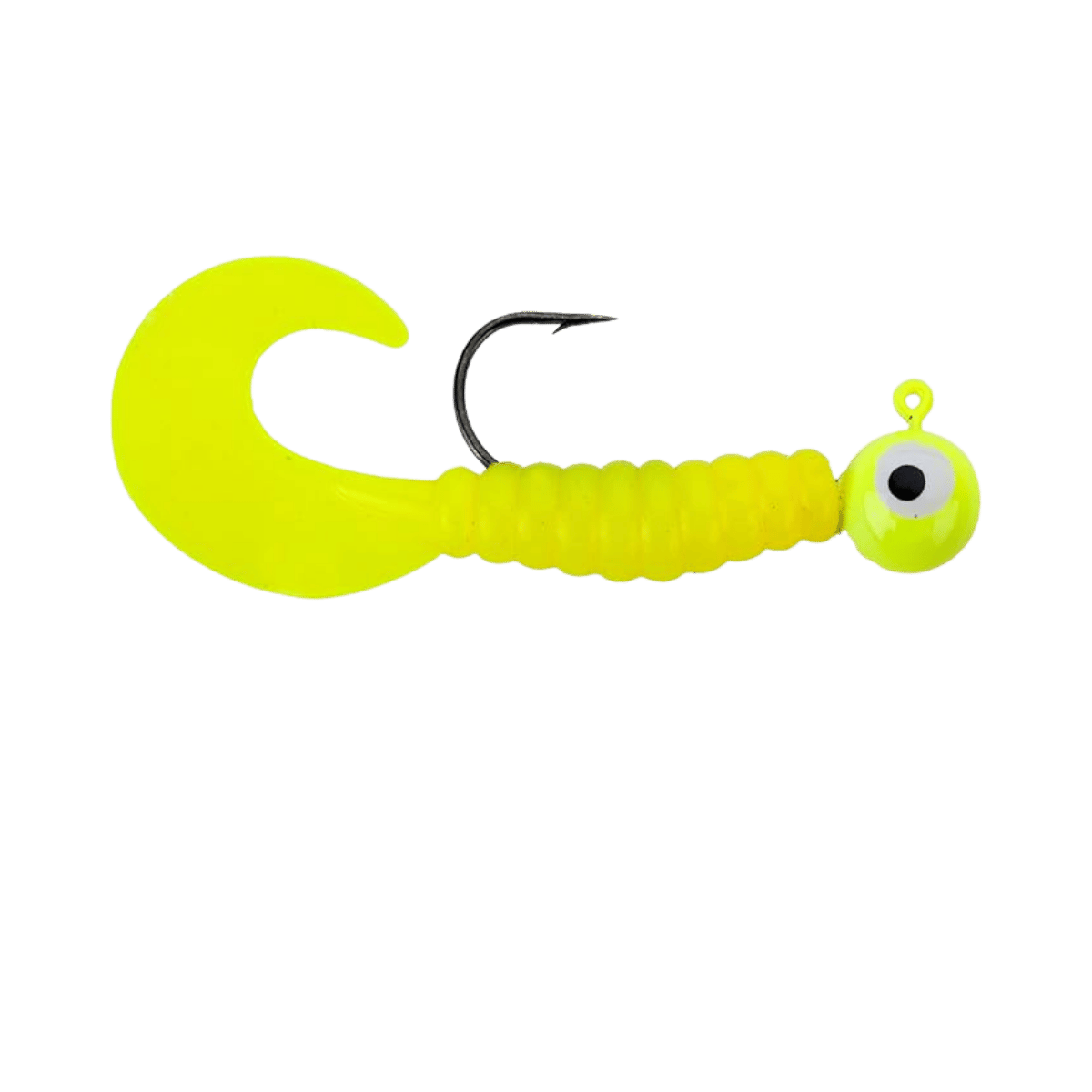 JOHNSON SWIMMING 1/8OZ YELLOW GRUBS