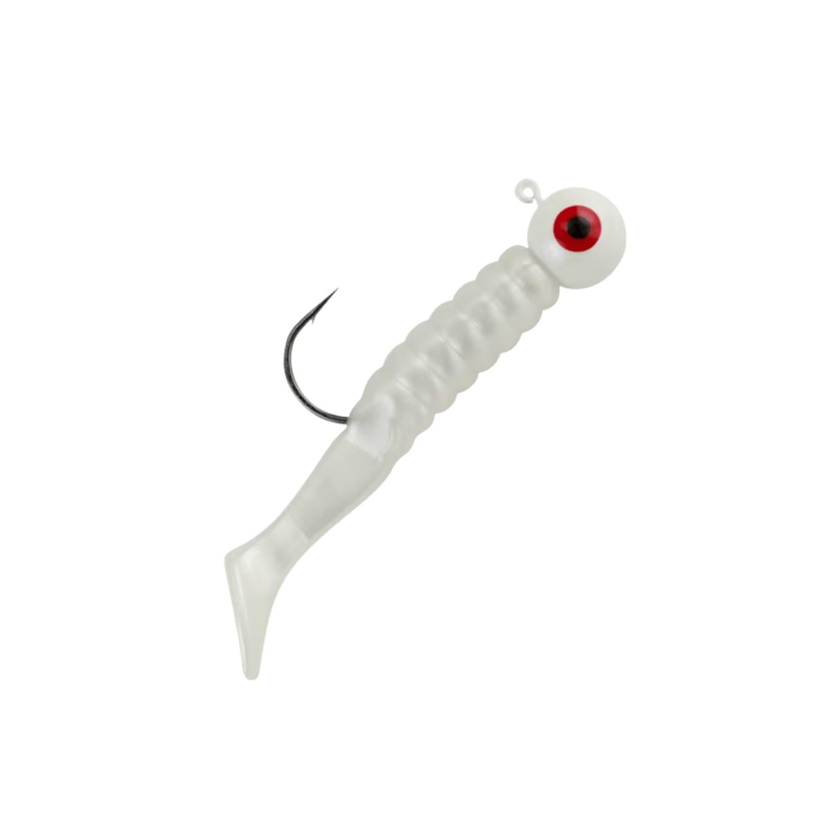 JOHNSON SWIMMING 1/4OZ PEARL WHITE PADDLETAIL