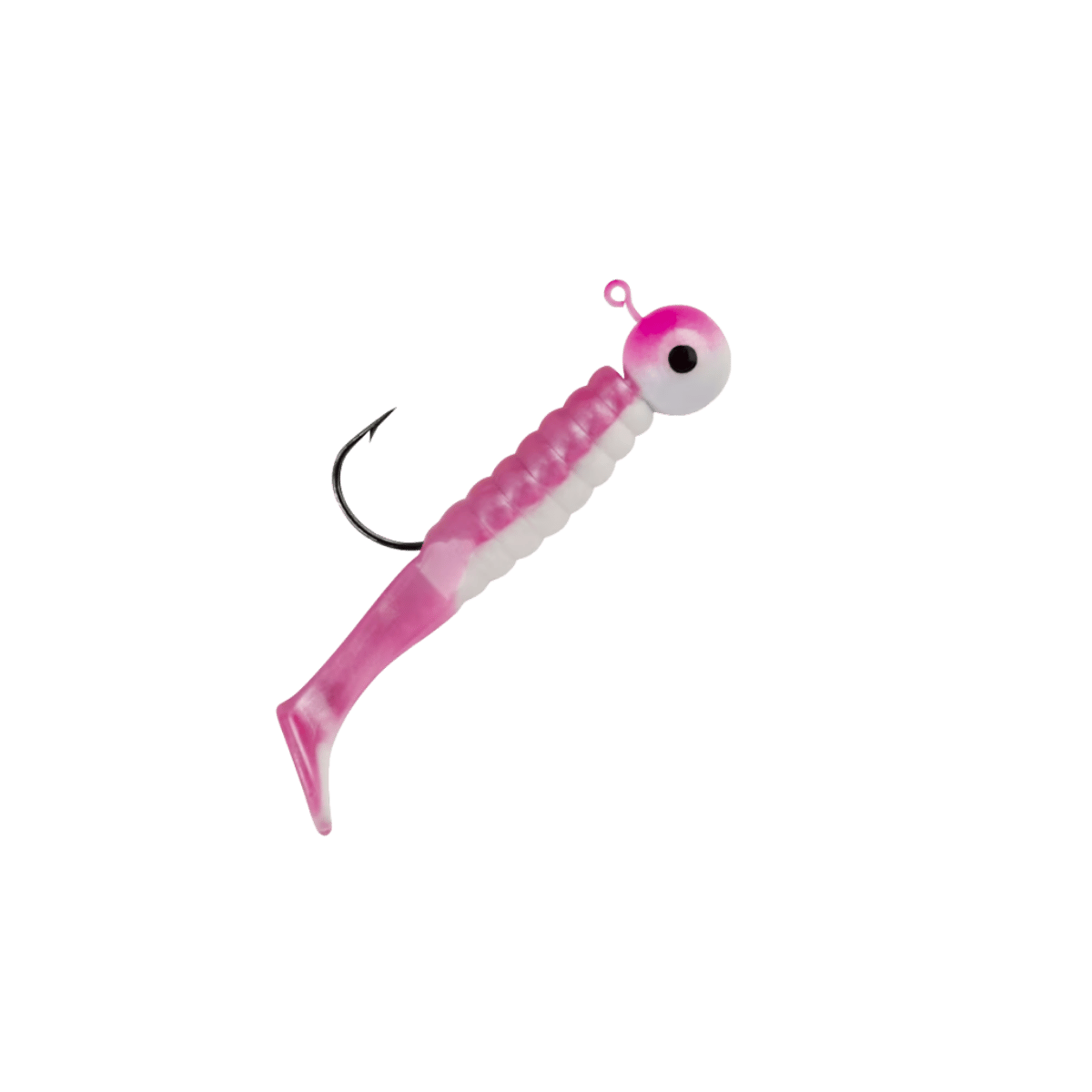 JOHNSON SWIMMING 1/4OZ PINK WHITE PADDLETAIL