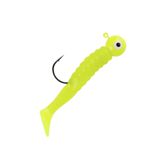 JOHNSON SWIMMING 1/4OZ CHARTREUSE PADDLETAIL