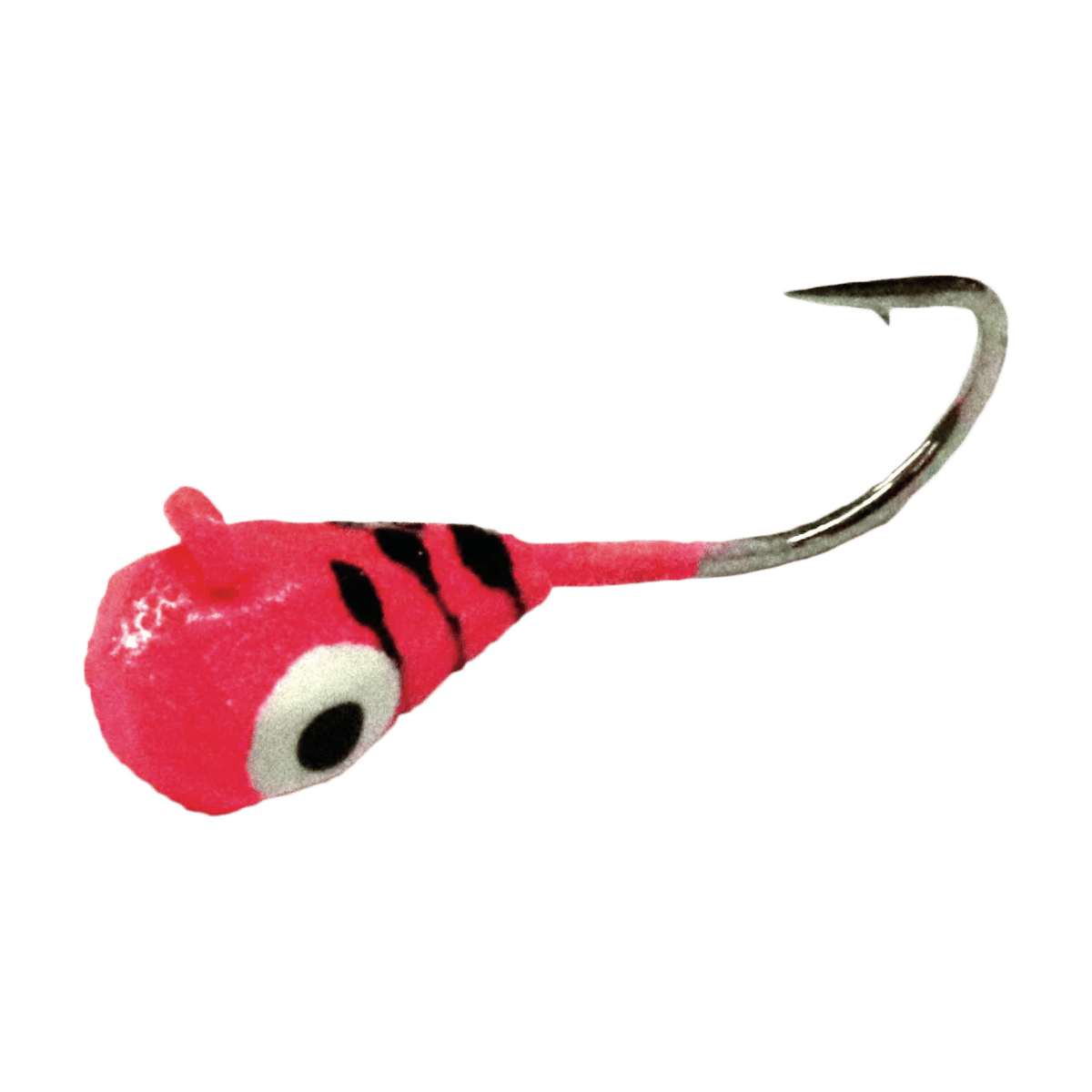 JB LURES DOUBLE-D TUNGSTEN JIG #10 - NEON RED