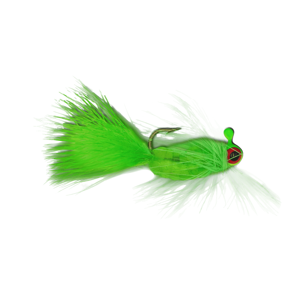 JB LURES TINY TICKL`R JIG 2PK - 1/32 OZ - LIME CHART