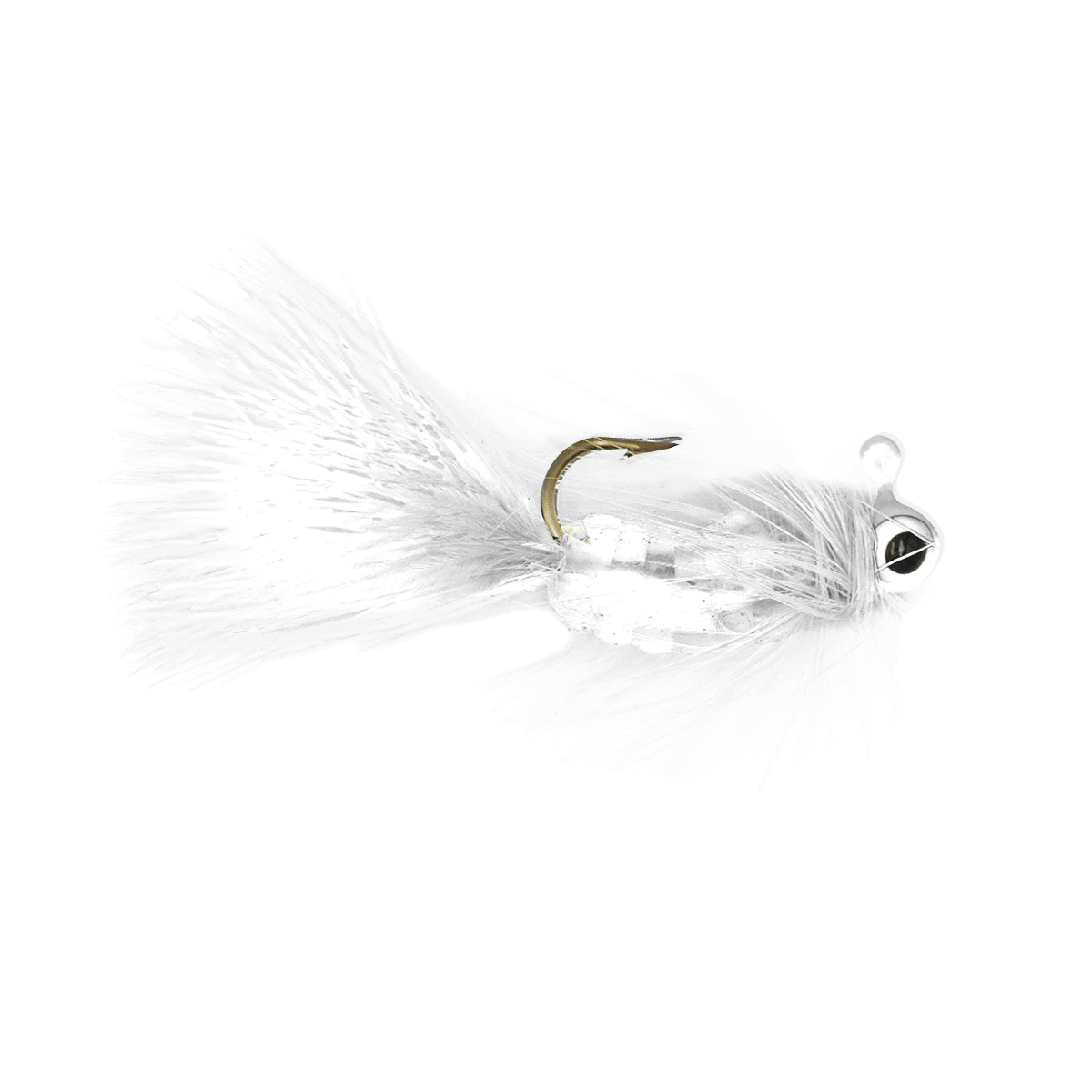JB LURES TINY TICKL`R JIG 2PK - 1/32 OZ - WHITE
