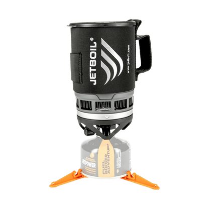 JETBOIL ZIP COOKING SYSTEM - 0.8L - CARBON - FRONT VIEW (ASSEMBLED)