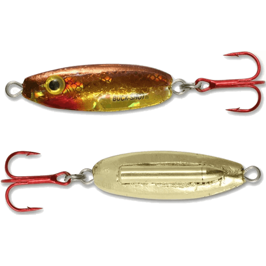 NORTHLAND BUCK-SHOT RATTLE SPOON GOLD SHINER 1/16 OZ
