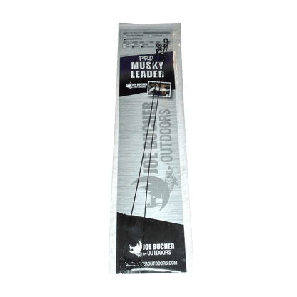 JOE BUCHER 9IN 165LB SINGLE STRAND FISHING LEADER – PACKAGED PRODUCT DISPLAY