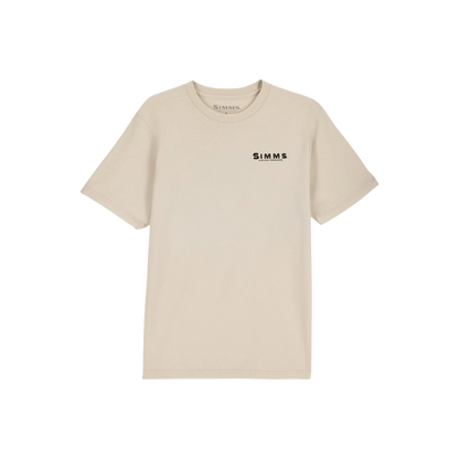 SIMMS K BAITED T-SHIRT - NATURAL - FRONT