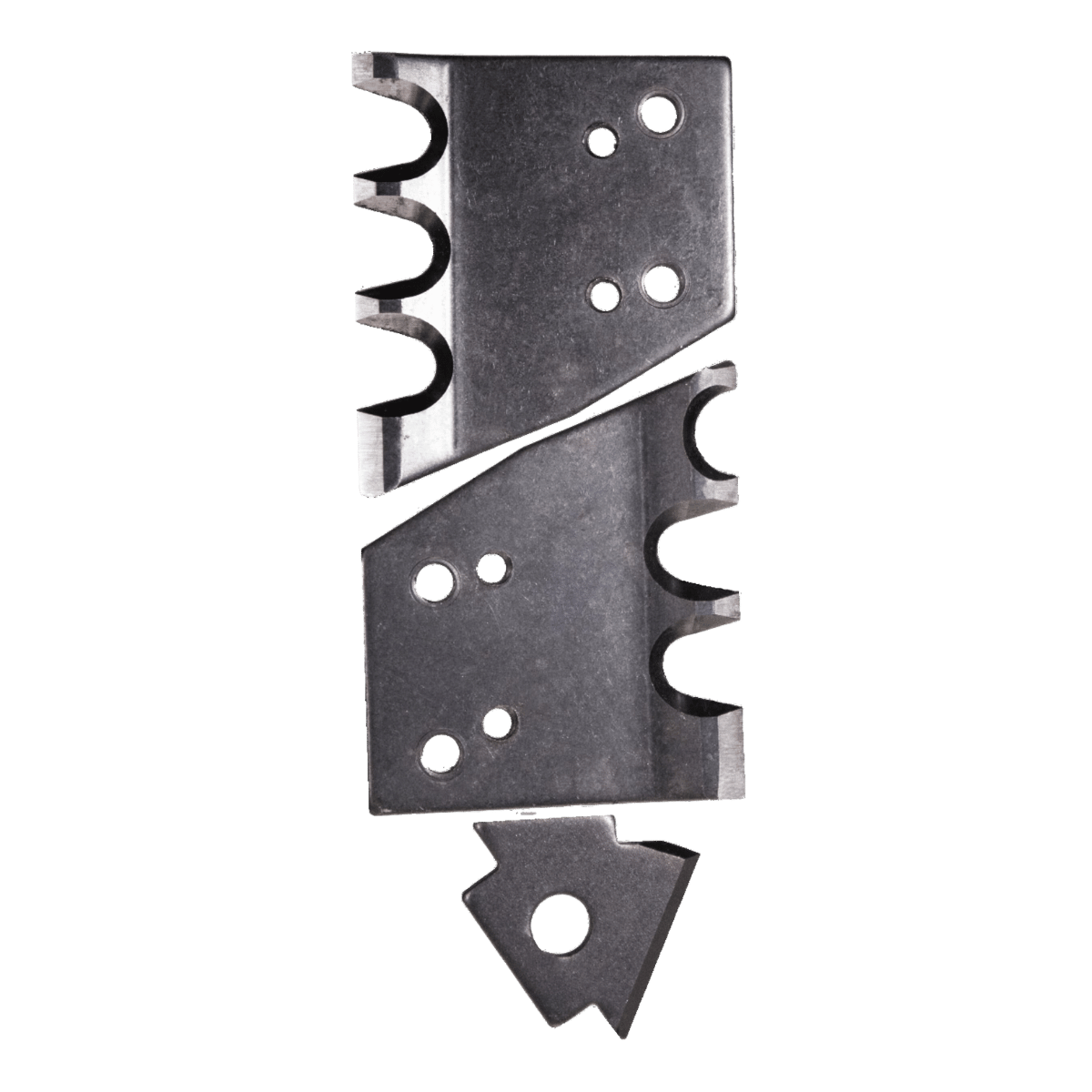 K-DRILL ICE AUGER REPLACEMENT BLADES 6 INCH FRONT VIEW