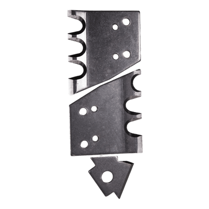 K-DRILL ICE AUGER REPLACEMENT BLADES 6 INCH FRONT VIEW