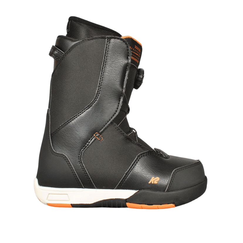 K2 VANDAL JUNIOR SNOWBOARD BOOTS 2022 - BLACK - SIDE VIEW