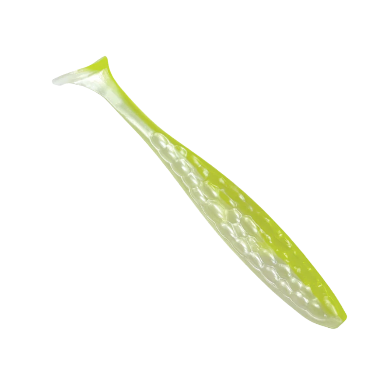 KALIN LIVE SERIES PADDLE TAIL CHARTREUSE PEARL HOLO
