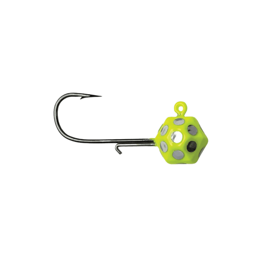 KALIN TUNGSTEN SHO-W JIG 2PK CHARTREUSE