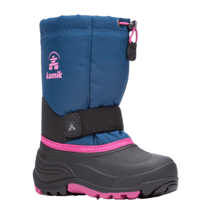 KAMIK KIDS ROCKET WINTER BOOTS -40°C - LIGHT NAVY - LEFT SIDE ANGLE