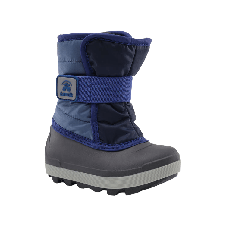 KAMIK TODDLER SNOWBUG 7 -10°F WATER PROOF BOOT- NAVY BLUE FRONT