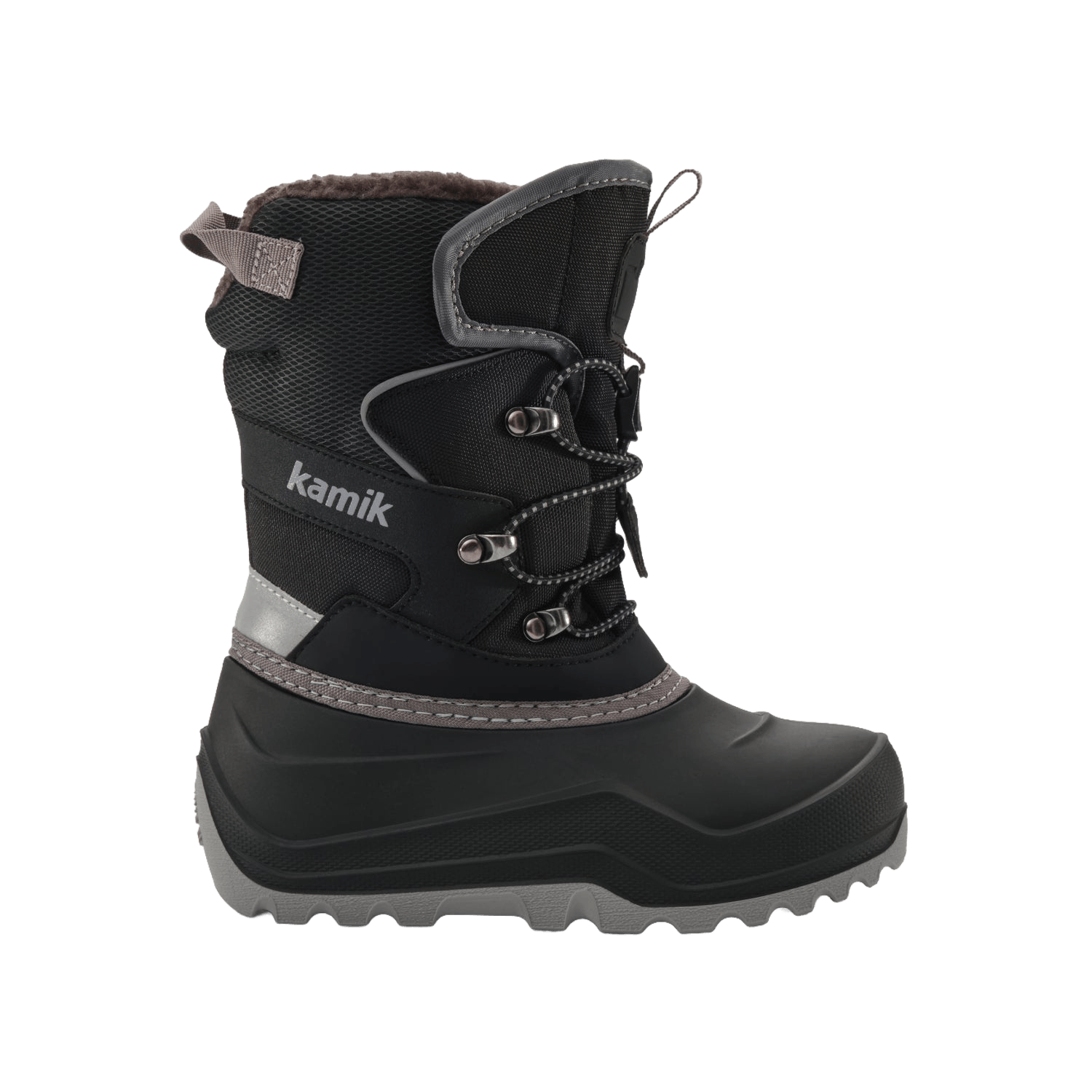 KAMIK YOUTH LUKE EZ -40°F WATER PROOF BOOT- BLACK SIDE