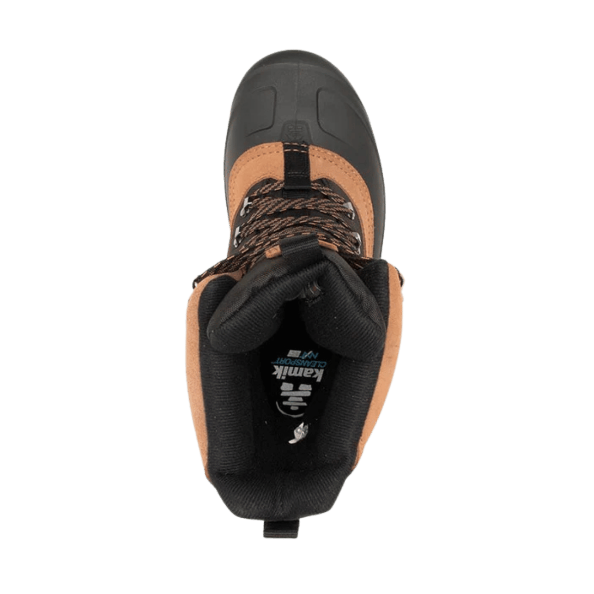 KAMIK EMPIRE X -40°C MENS WINTER BOOTS - TAN -  TOP VIEW