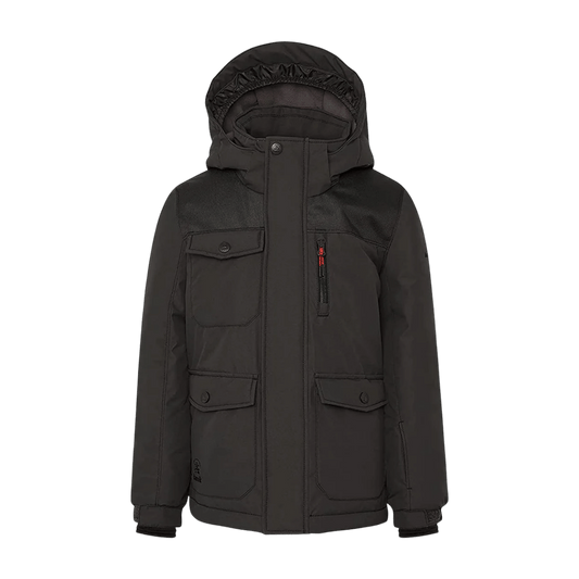 KAMIK KB STARK KIDS INSULATED JACKET - COAL/BLACK - MAIN IMAGE