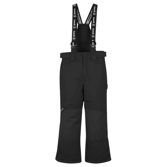 KAMIK KIDS STOUT SNOWPANTS WATER RESISTANT - BLACK