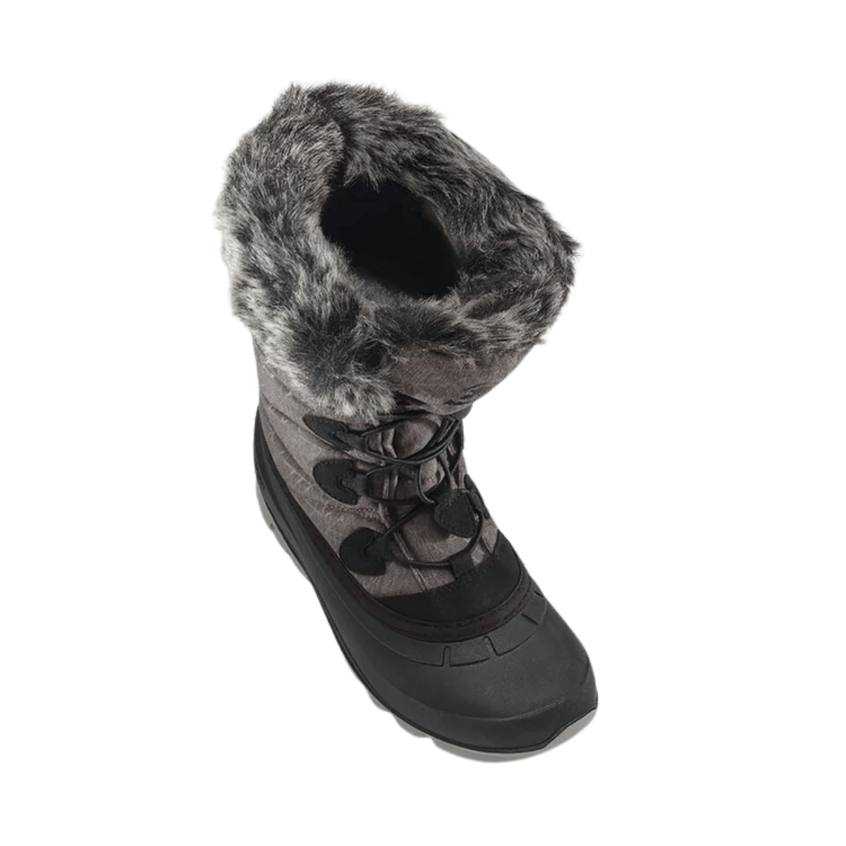 KAMIK WOMEN’S MOMENTUM 3 WINTER BOOTS – DARK GRAY - TOP VIEW