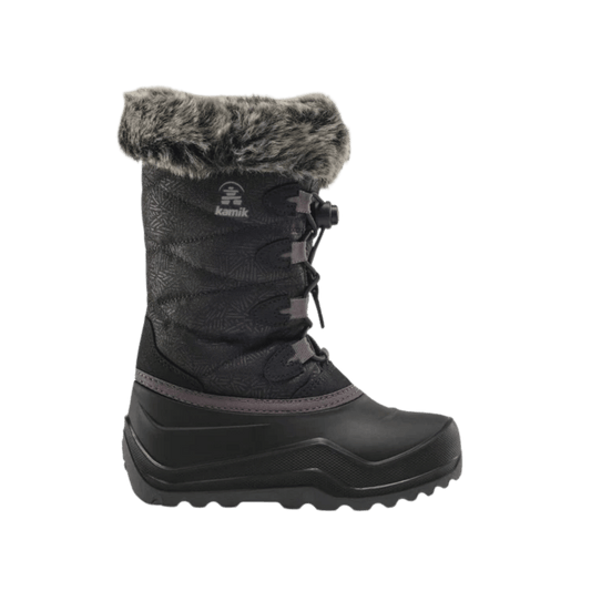 KAMIK SNOWANGEL -40°C CANADIAN CRAFTED KIDS INSULATED BOOTS - BLACK_3