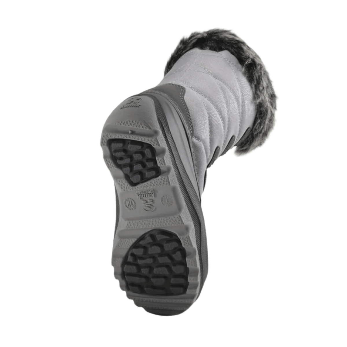 KAMIK SNOWANGEL -40°C CANADIAN CRAFTED KIDS INSULATED BOOTS - CHARCOAL_BACKSIDE