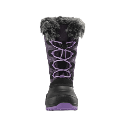 KAMIK SNOWANGEL -40°C CANADIAN CRAFTED KIDS INSULATED BOOTS - BLACKBERRY_FRONTSIDE