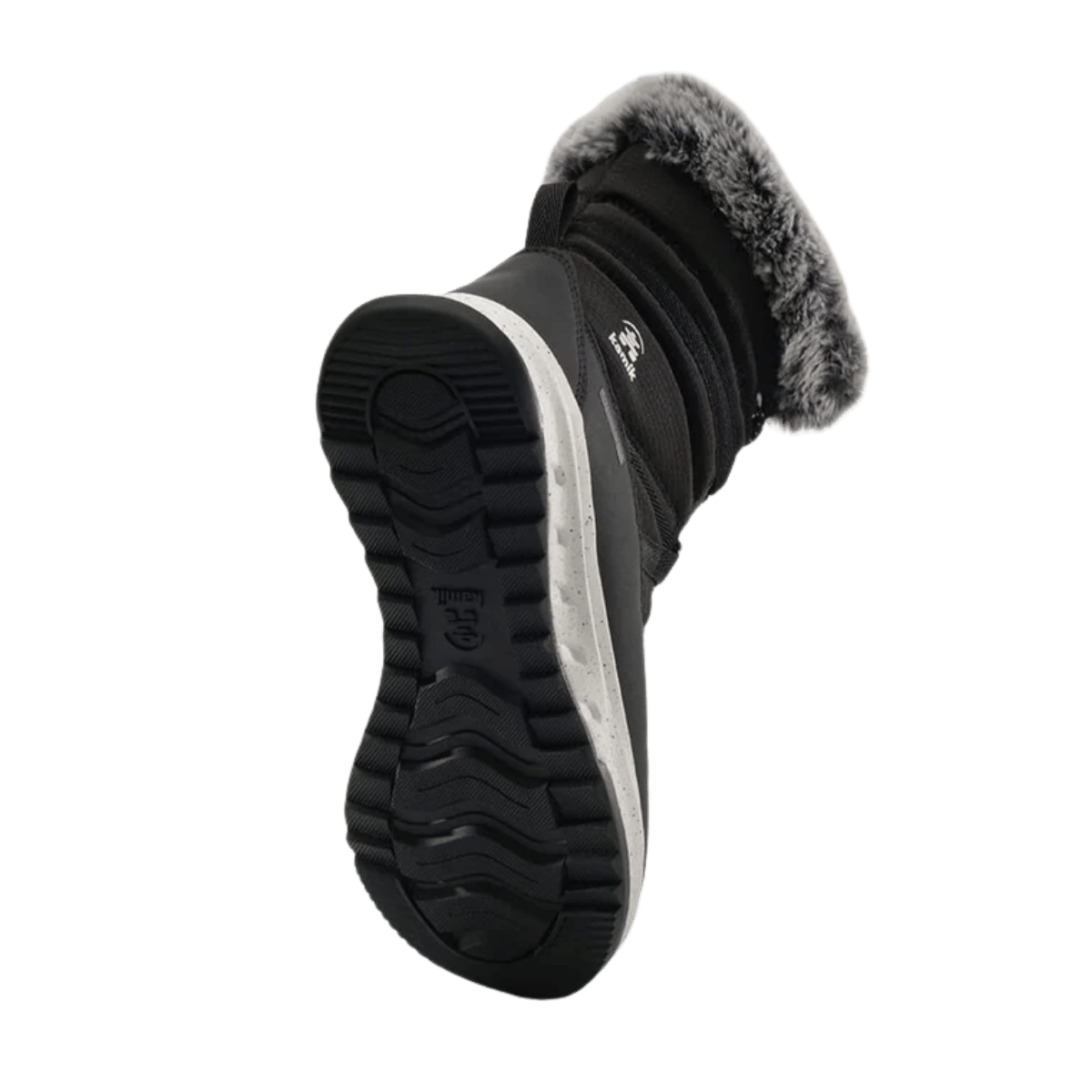 KAMIK WOMEN’S STORMY F WINTER BOOTS - BLACK - OUTSOLE VIEW