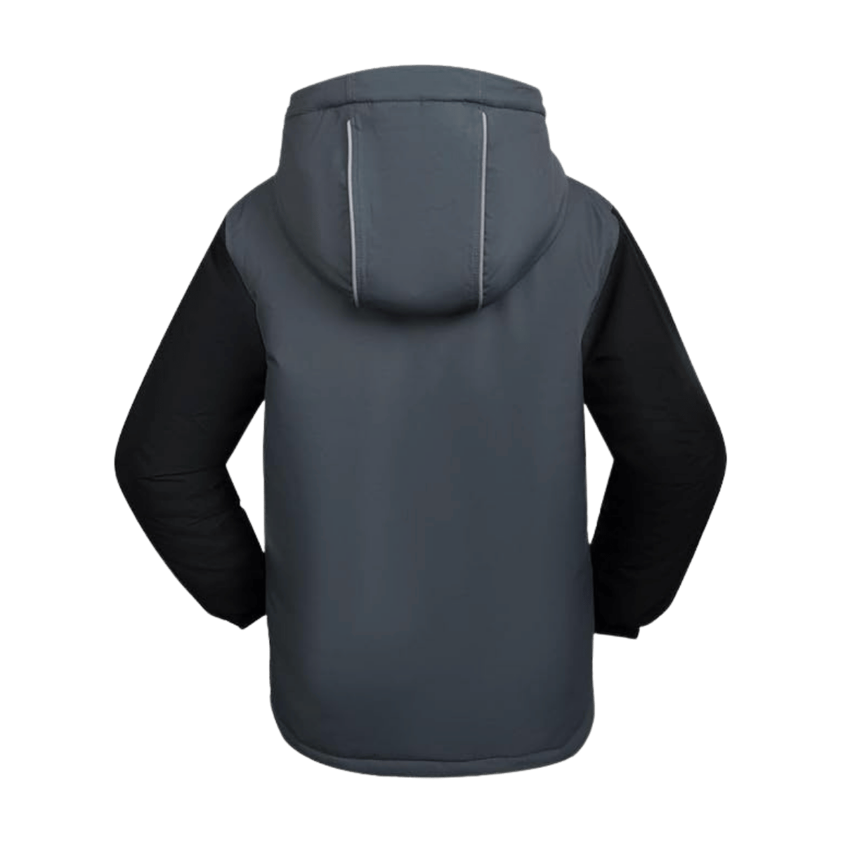 KAMIK MAX COLORBLOCK KIDS INSULATED JACKET - ASPHALT/BLACK_BACKVIEW