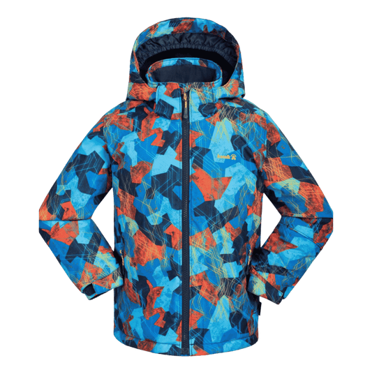 KAMIK WALKER LUXRAY KIDS INSULATED SKI JACKET - MIDNIGHT - FRONT VIEW