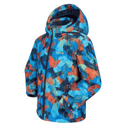 KAMIK WALKER LUXRAY KIDS INSULATED SKI JACKET - MIDNIGHT - SIDE VIEW