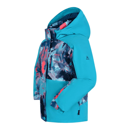 KAMIK MIRABEL -32°C KIDS INSULATED JACKET - CYAN_SIDEVIEW