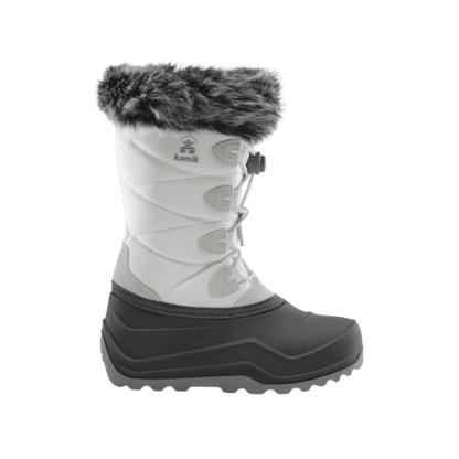 KAMIK SNOWANGEL -40°C KIDS INSULATED BOOTS - WHITE/BLACK_SIDEVIEW