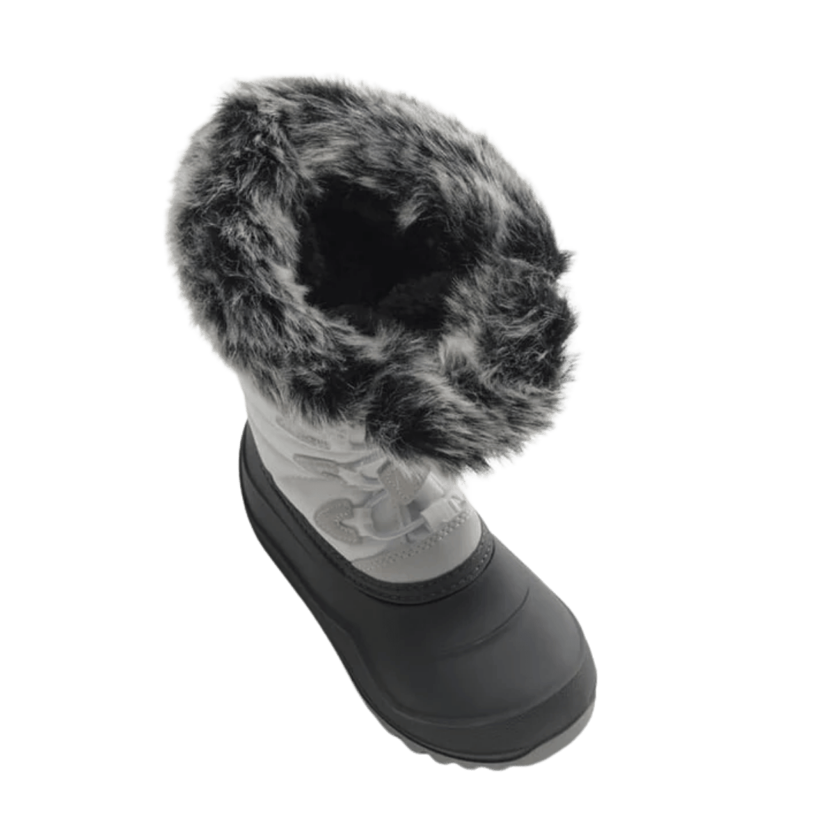 KAMIK SNOWANGEL -40°C CANADIAN YOUTHS' INSULATED BOOTS - WHITE/BLACK_TOPVIEW