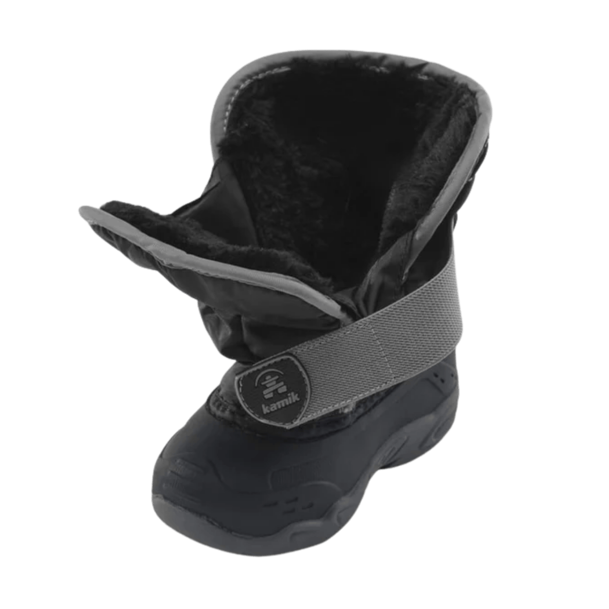KAMIK SNOWBUG5 -10°F TODDLER WINTER BOOTS - BLACK - RIGHT VIEW AND INNER