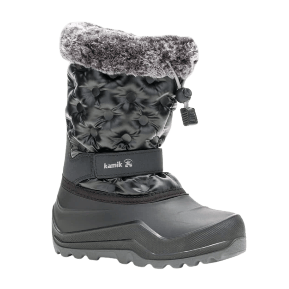 KAMIK PENNY3 -40°C KIDS WINTER BOOTS - BLACK - LEFT SIDE VIEW