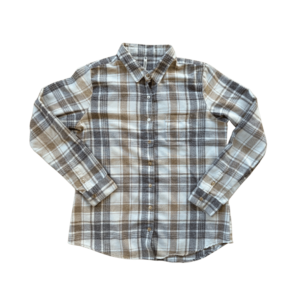 KUHL WOMEN'S KAMILA FLANNEL SHIRT - GANACHE