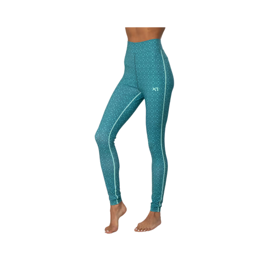 KARI TRAA W FRYD HIGH WAIST BL PANTS PEACOCK