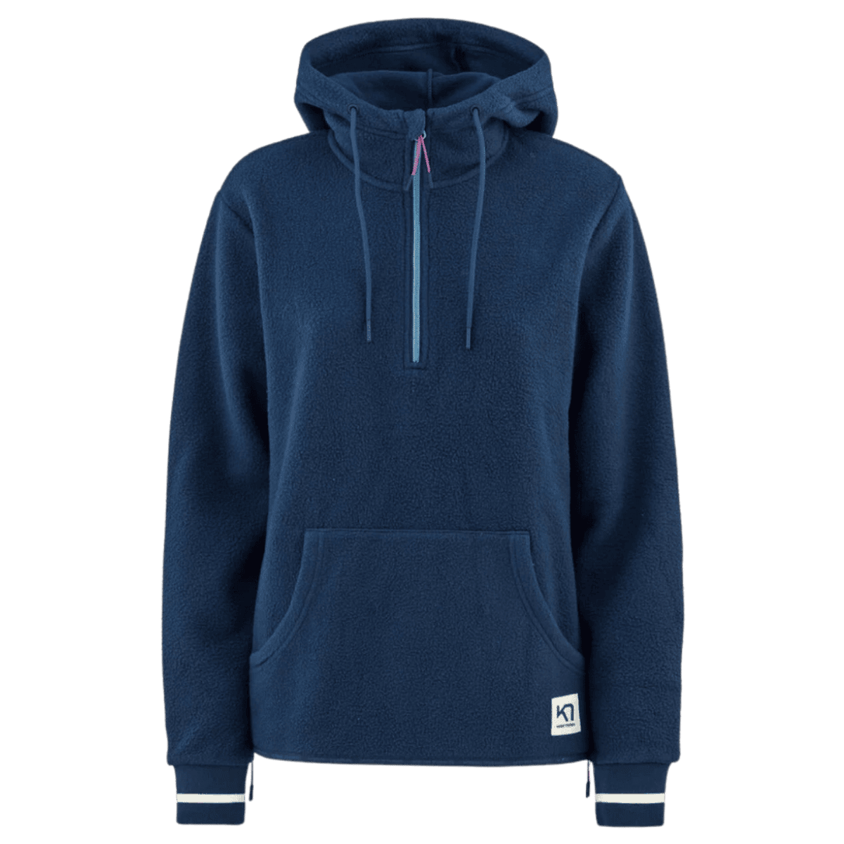 KARI TRAA WOMEN'S ROTHE FLEECE HOODIE - ROYAL - FRONT VIEW