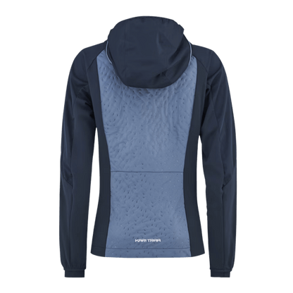KARI TRAA TIRILL 2.0 HOODED WOMENS JACKET ROYAL_BACK ANGLE