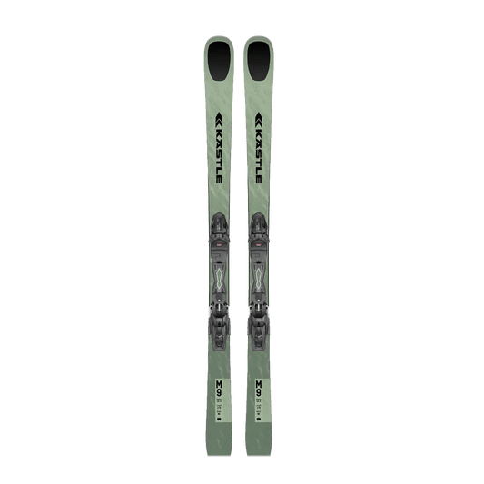 KASTLE M9 82 SKIS + K12 TRI GW BINDINGS 2025 TOP GRAPHIC VIEW