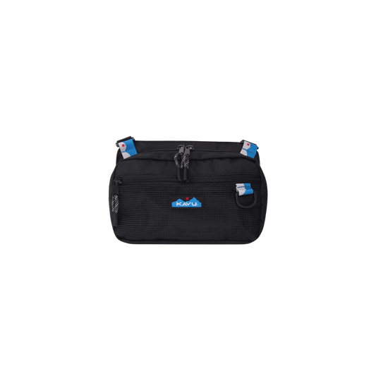 KAVU DELRAY BEACH, BLACK, FRONT ANGLE, LOGO