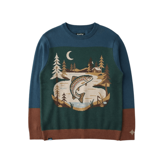 KAVU HIGHLINE SWEATER TROUT LAKE