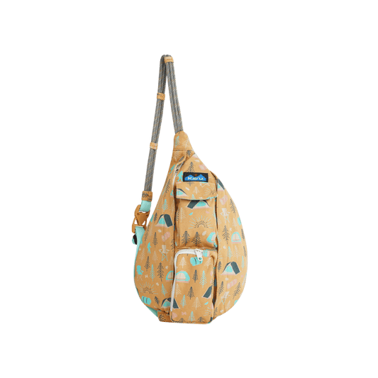 KAVU MINI ROPE BAG, CAMP VIBES, FRONT ANGLE