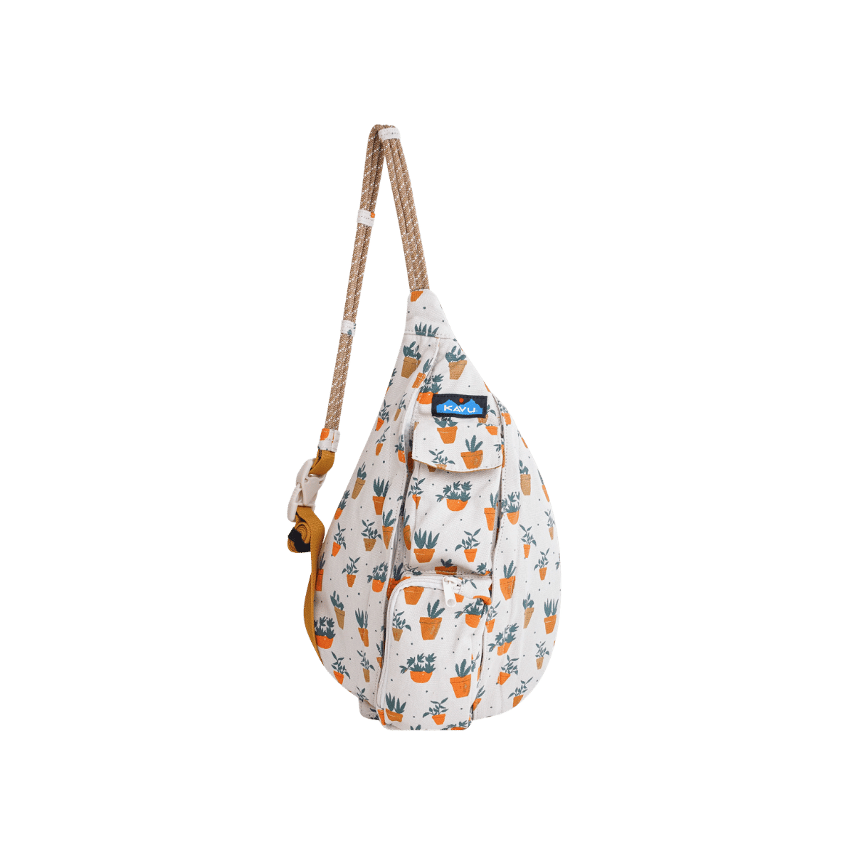 KAVU MINI ROPE BAG, SUNRAYS, FRONT ANGLE